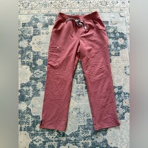Figs mauve kade scrub pants